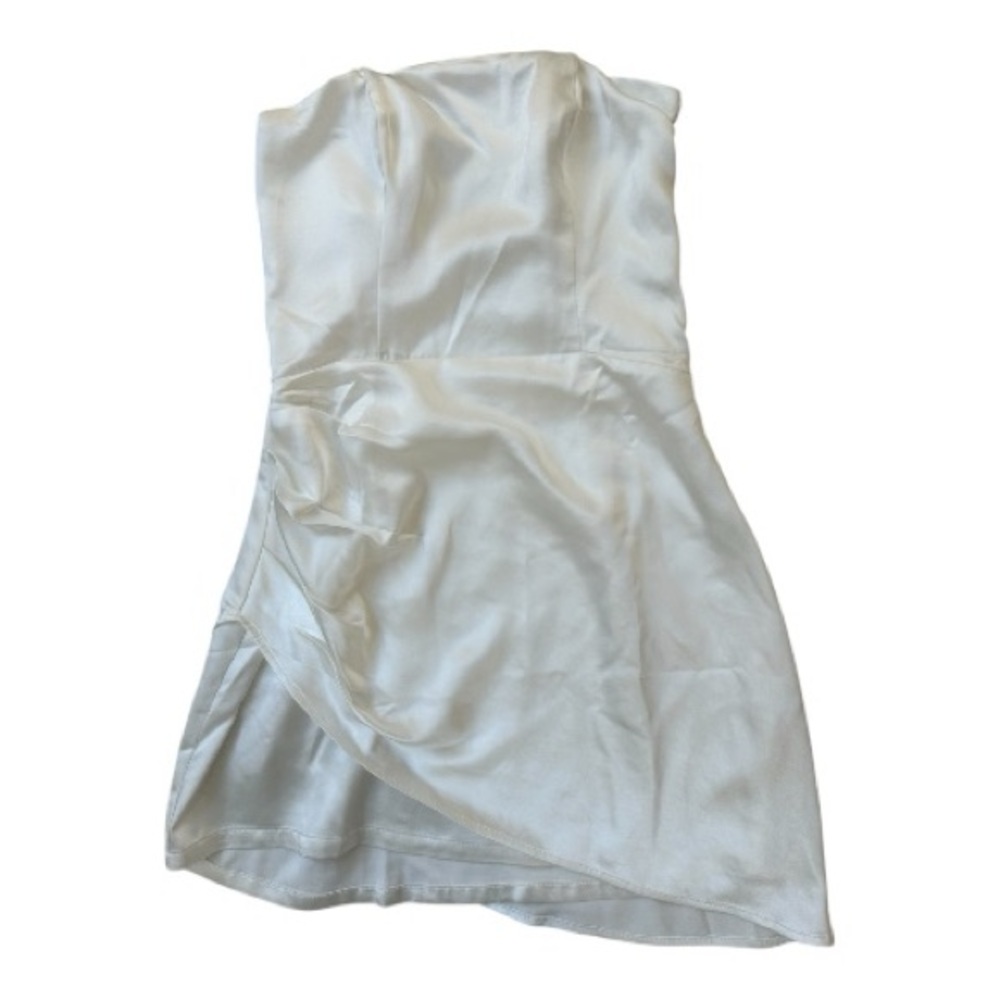RESA Strapless Satin Ruched Mini Dress XS and NWT